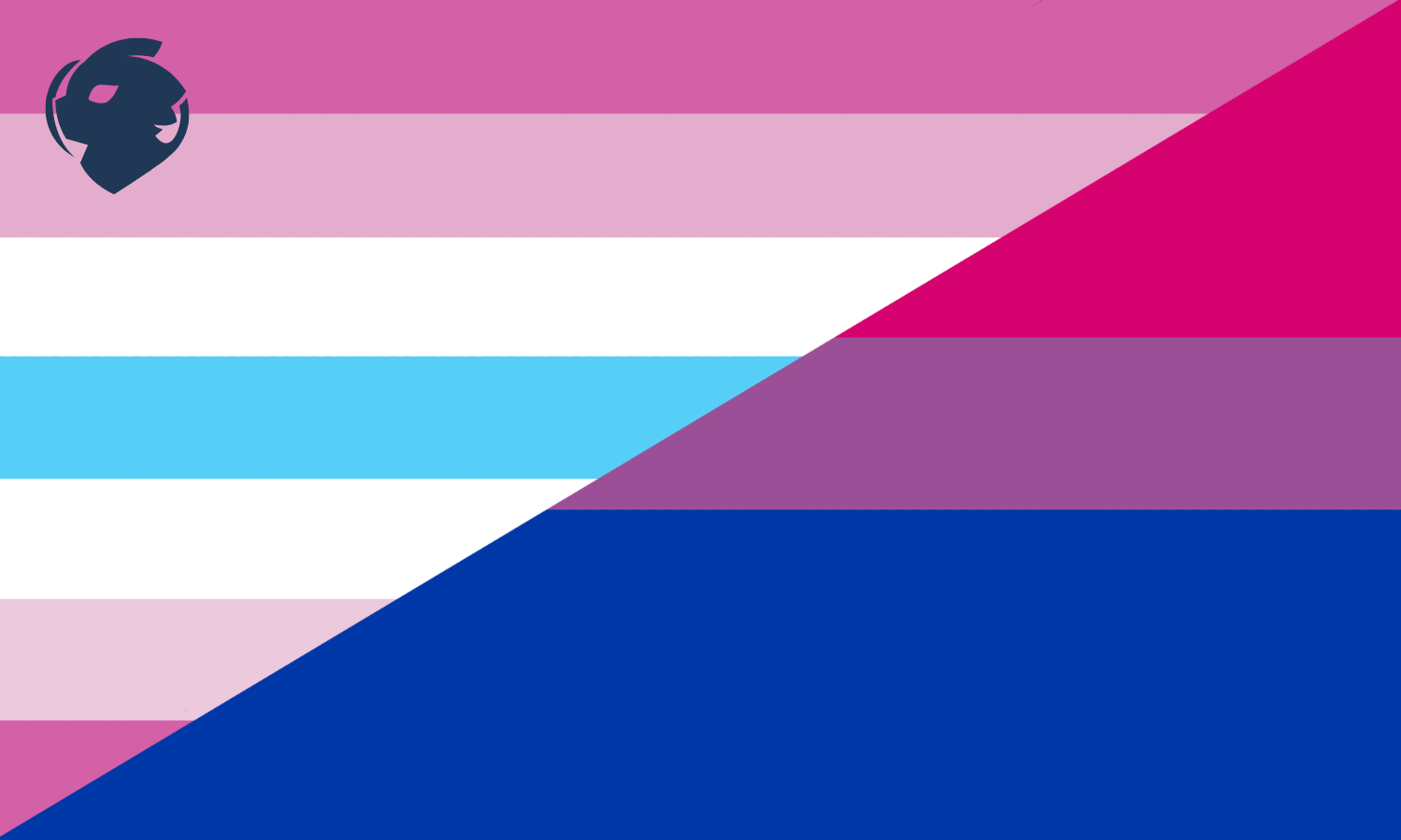 Femboy/Bisexual Pride Flag